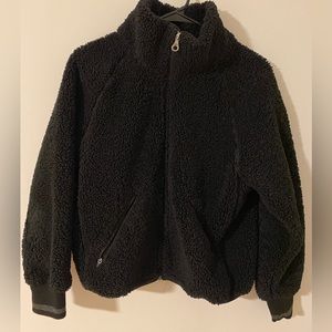 Sherpa bomber jacket